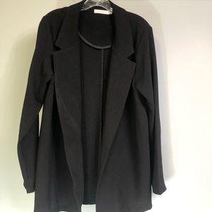 Lush loose black blazer